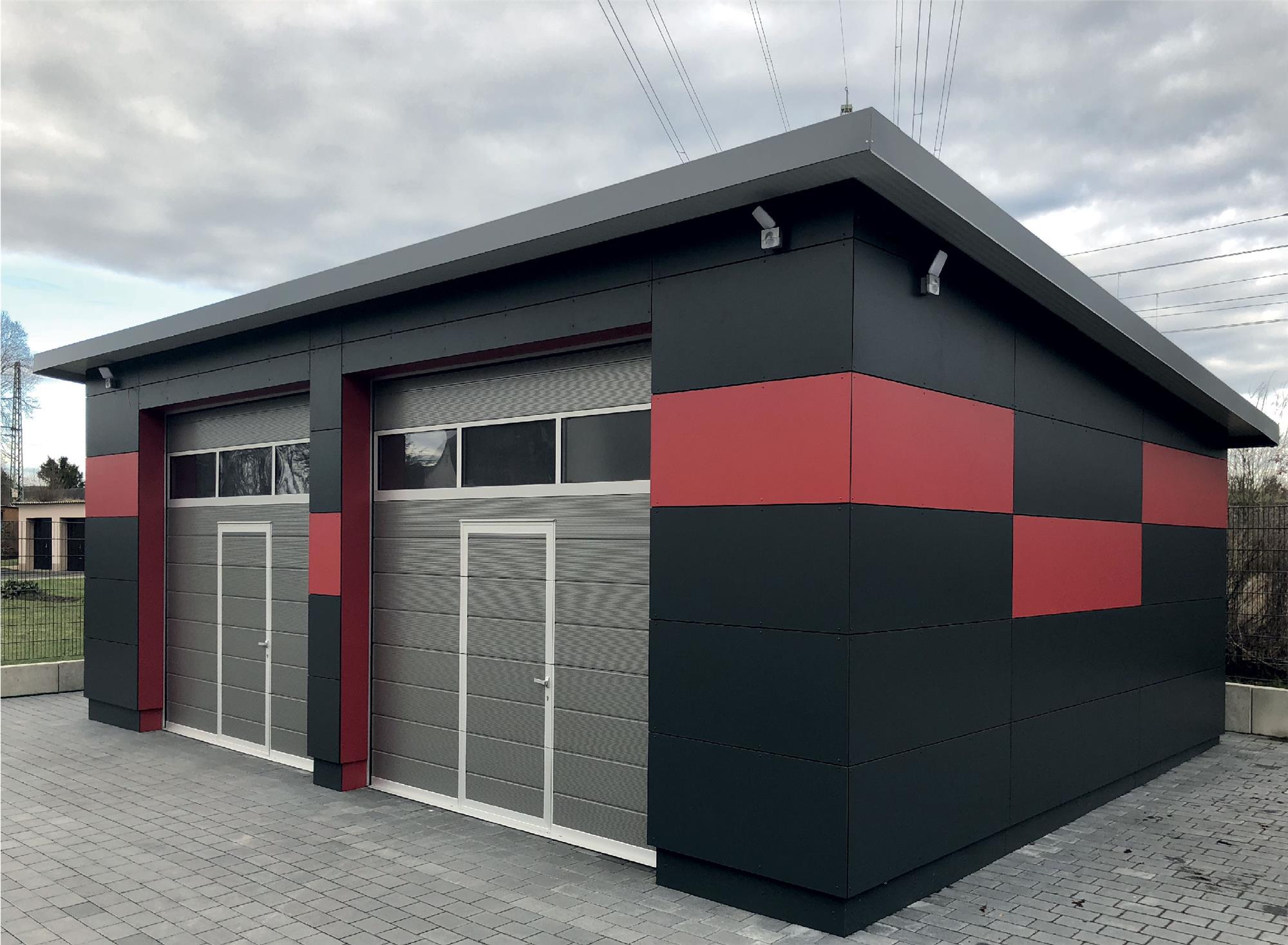 Industrie Sektionaltor Hallenbau